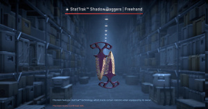 ★ StatTrak™ Shadow Daggers | Freehand (Battle-Scarred) Screenshot
