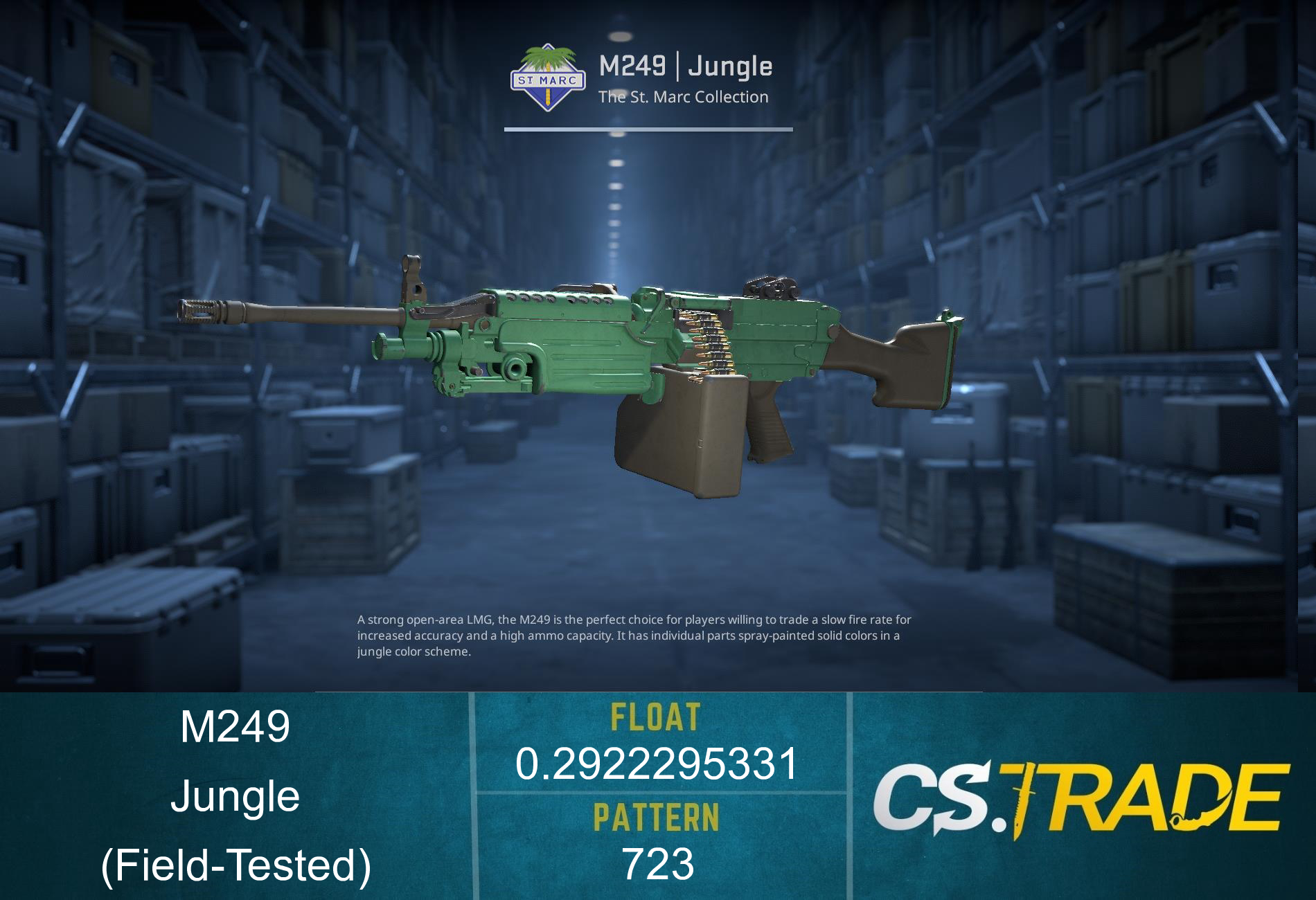M249 | Jungle (Factory New) Screenshot