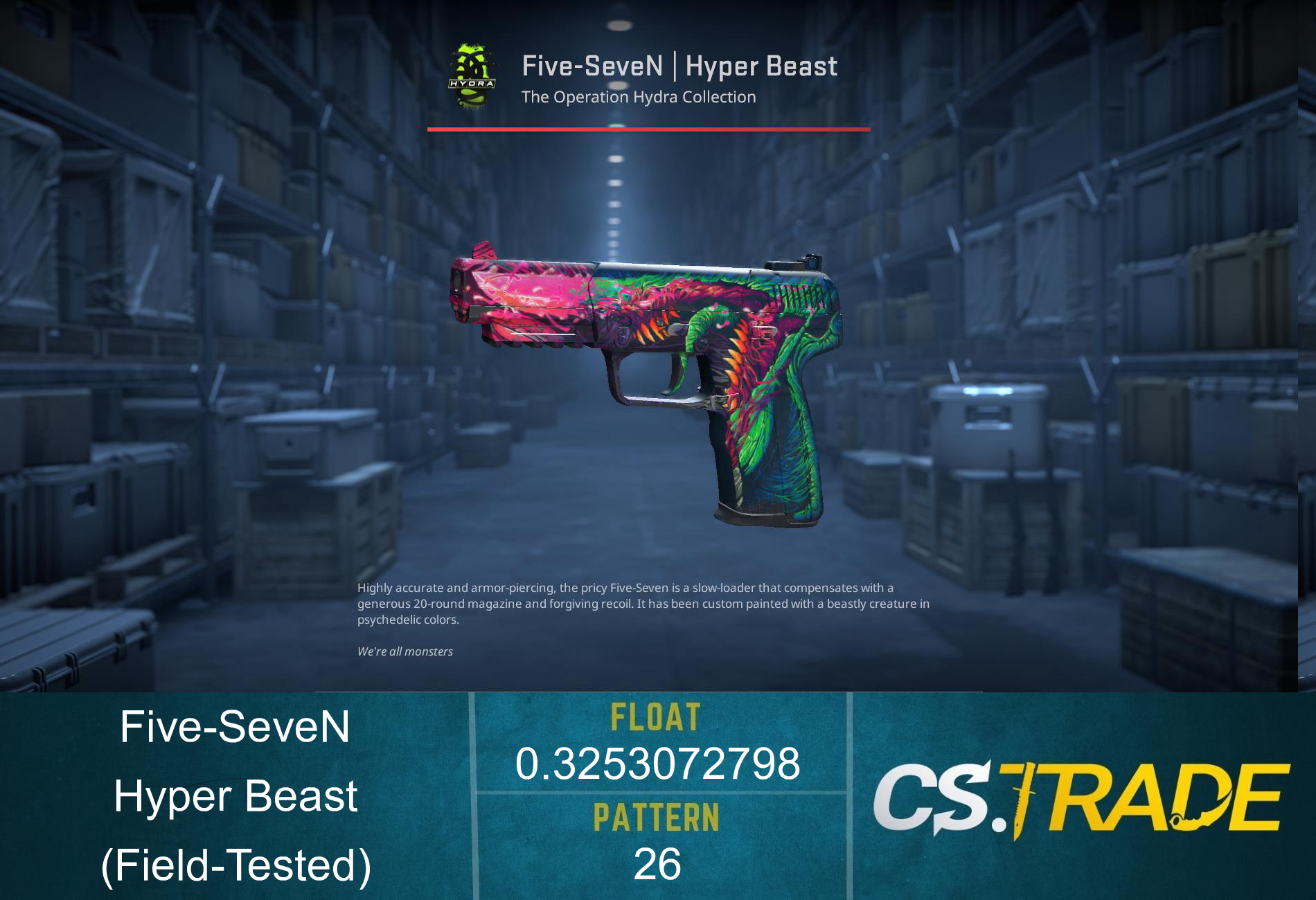 Five-SeveN | Hyper Beast (Field-Tested) Screenshot