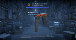Tec-9 | Blue Titanium (Factory New) Screenshot