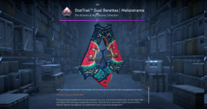 StatTrak™ Dual Berettas | Melondrama (Field-Tested) Screenshot