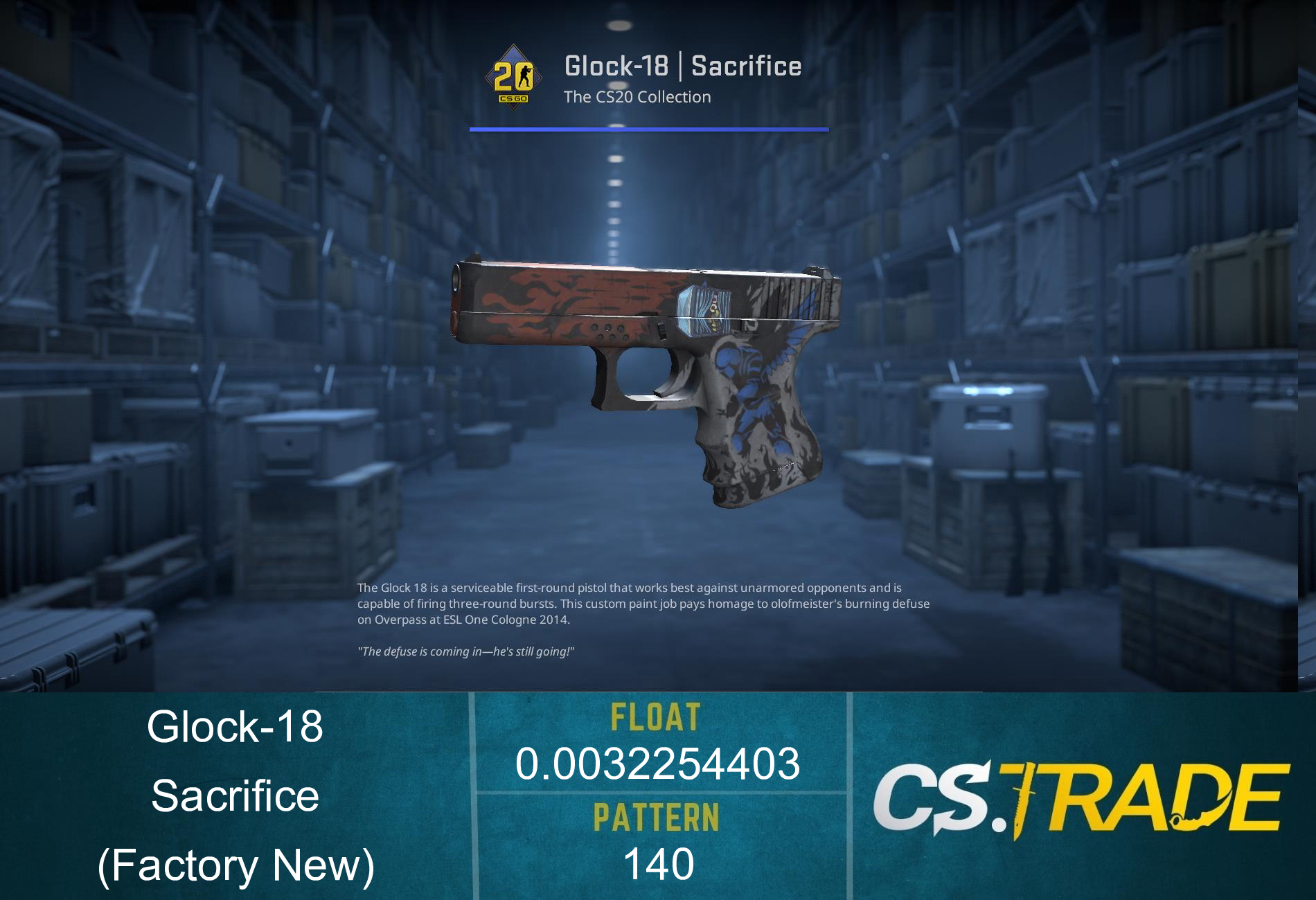 Glock-18 | Sacrifice (Factory New) Screenshot