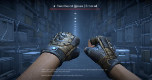 ★ Bloodhound Gloves | Bronzed (Well-Worn) Screenshot