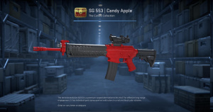 SG 553 | Candy Apple (Minimal Wear) Screenshot