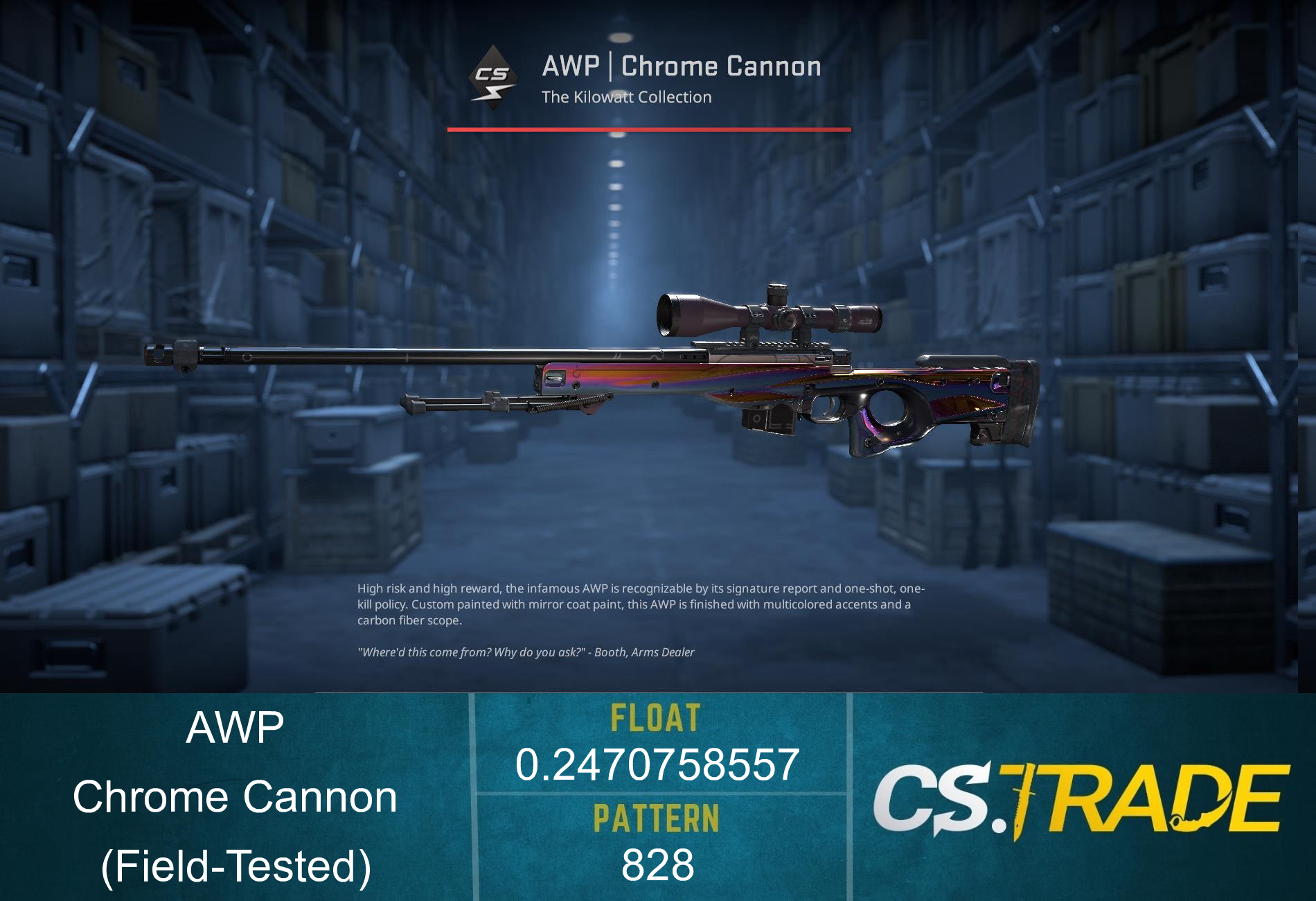 AWP | Chrome Cannon (Field-Tested) Screenshot