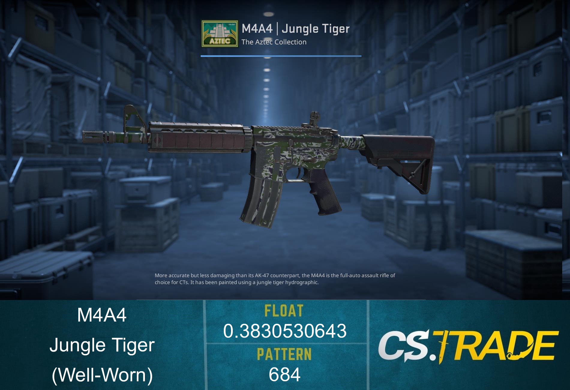 M4A4 | Jungle Tiger (Factory New) Screenshot