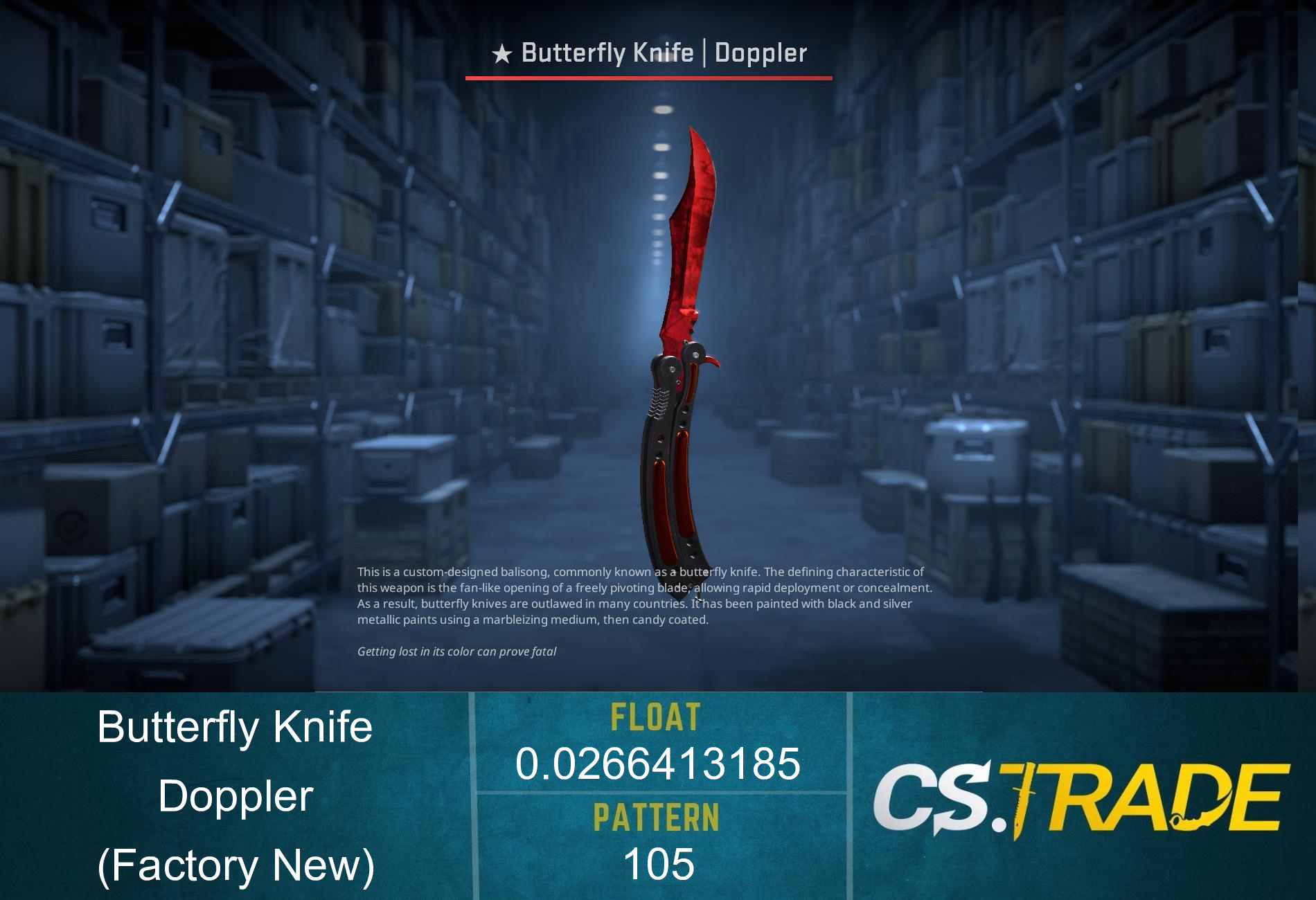 ★ Butterfly Knife | Doppler (Factory New) Screenshot