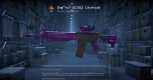 StatTrak™ SG 553 | Ultraviolet (Field-Tested) Screenshot