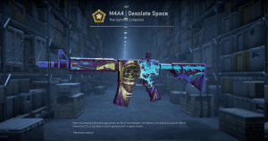 M4A4 | Desolate Space (Minimal Wear) Screenshot