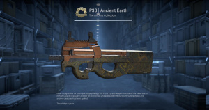 P90 | Ancient Earth (Well-Worn) Screenshot