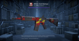 M4A4 | Evil Daimyo (Battle-Scarred) Screenshot