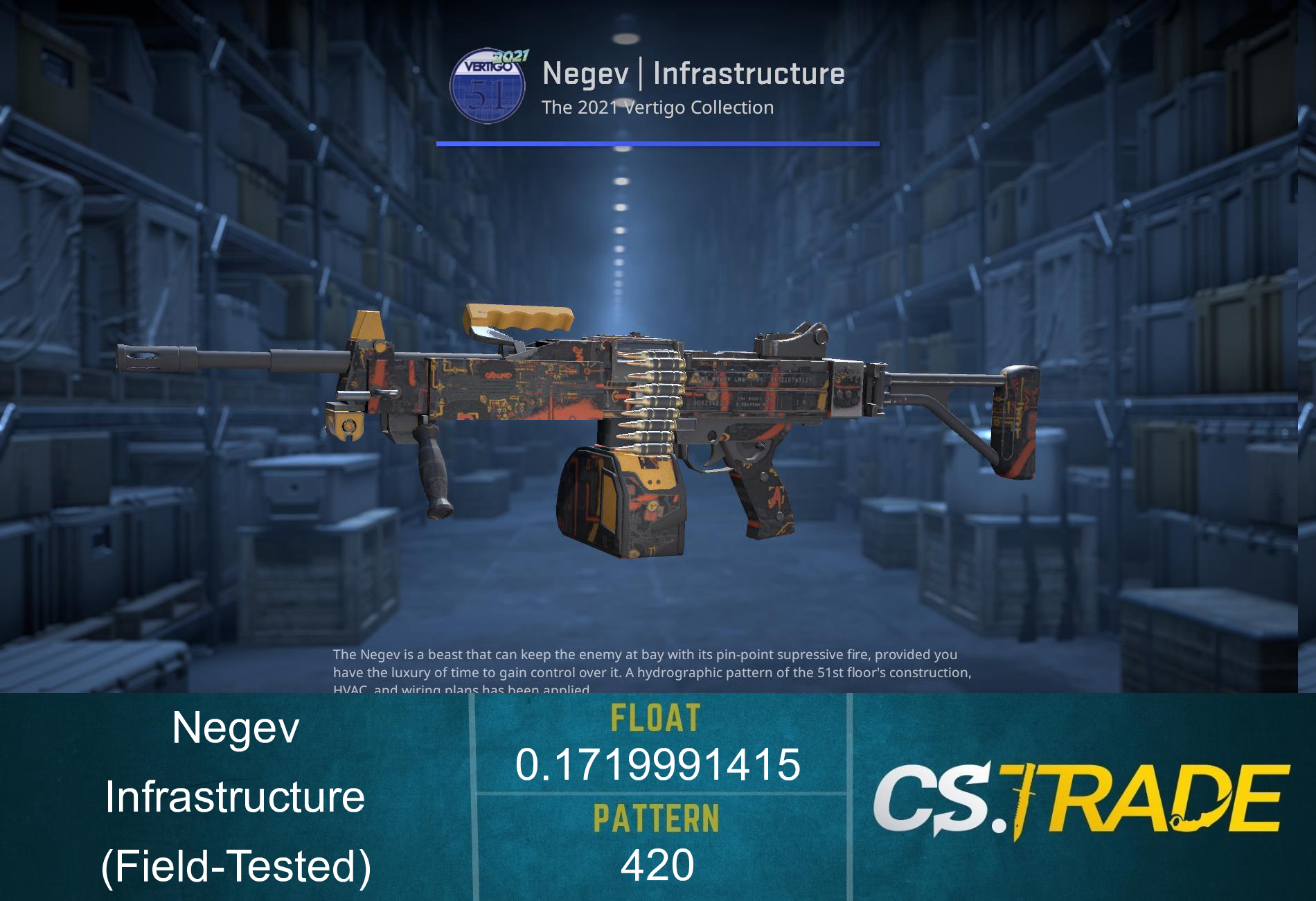 Negev | Infrastructure (Field-Tested) Screenshot
