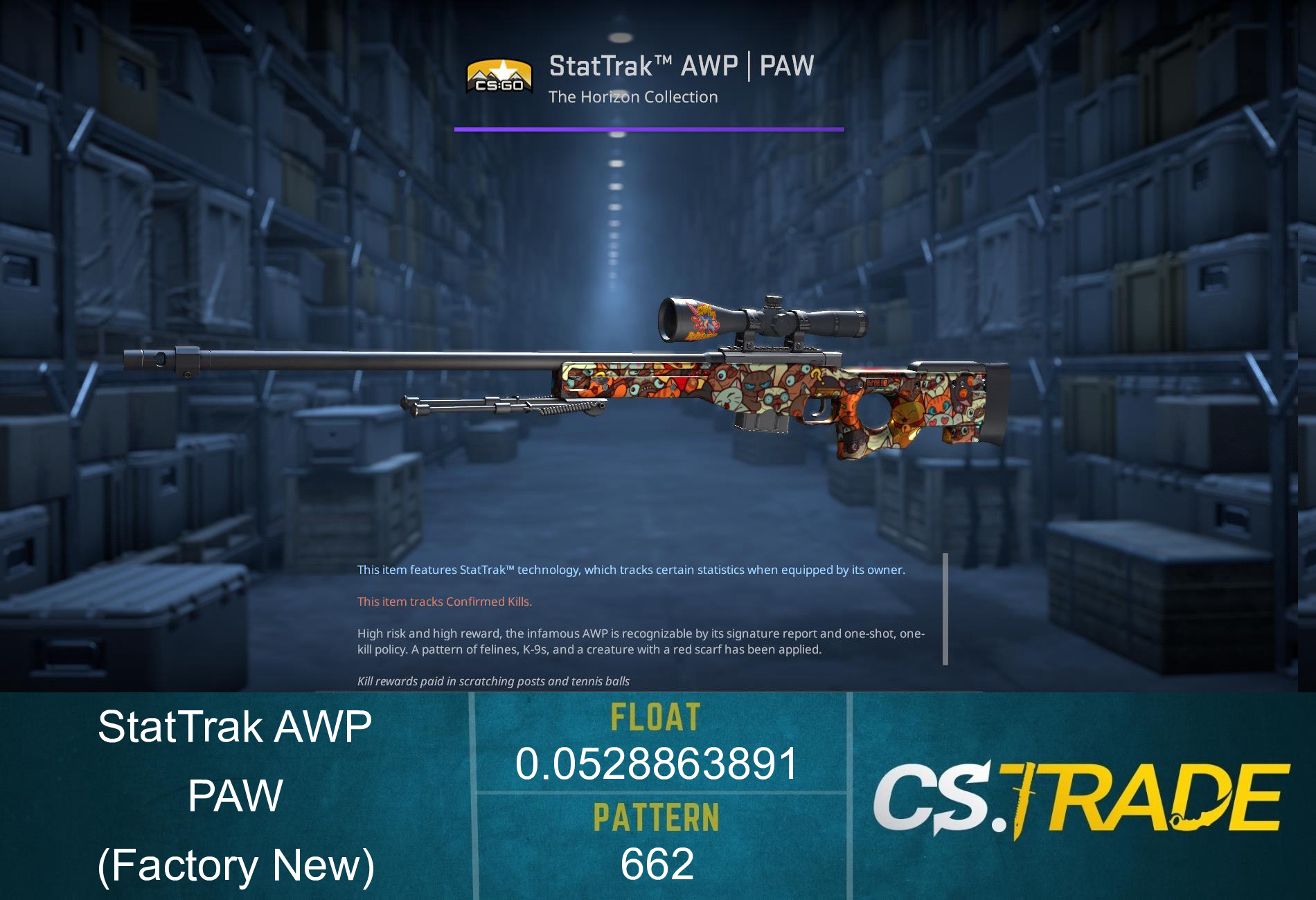 AWP | PAW (Factory New) Screenshot