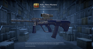 AUG | Navy Murano (Field-Tested) Screenshot