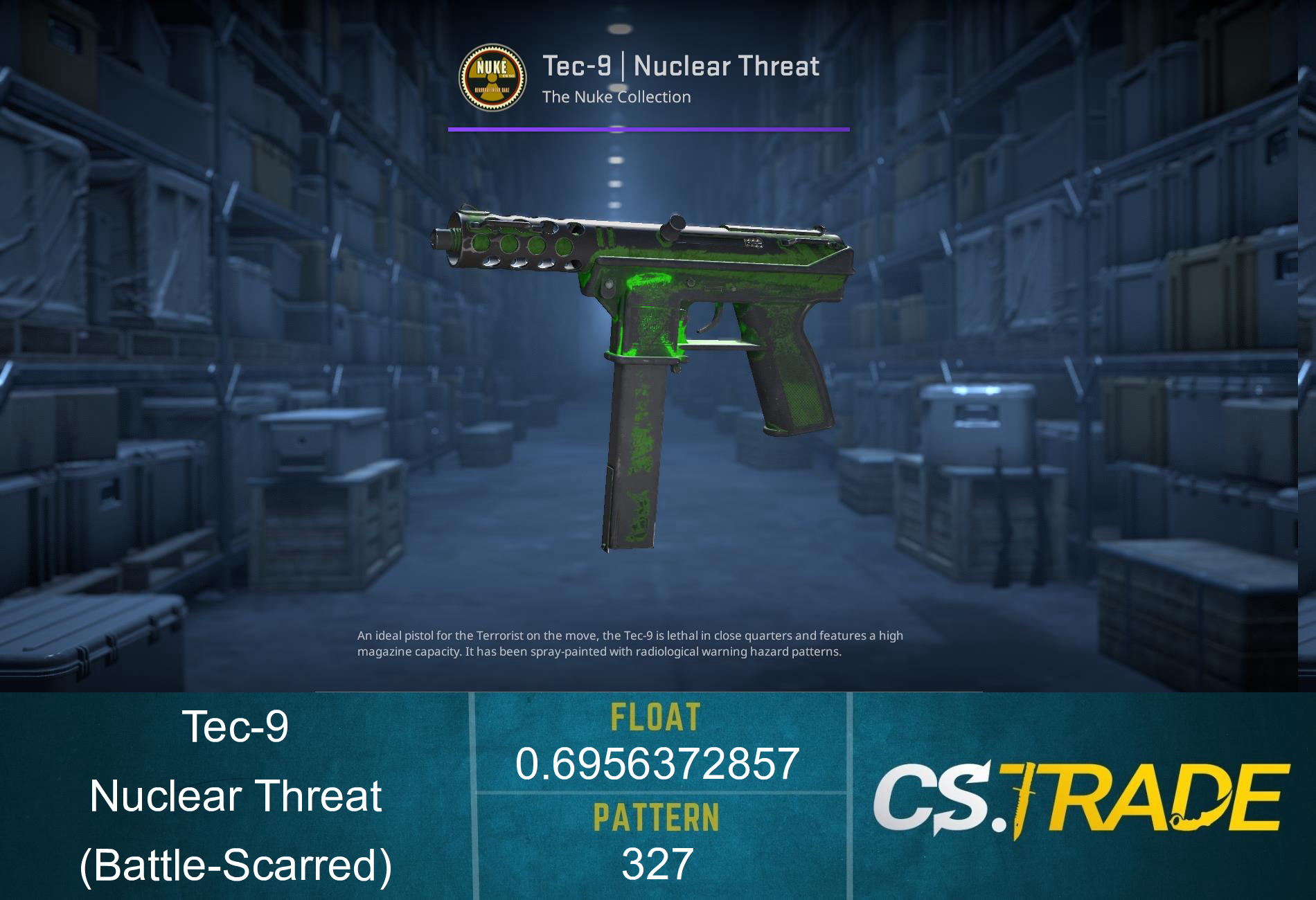 Tec-9 | Nuclear Threat (Factory New) Screenshot