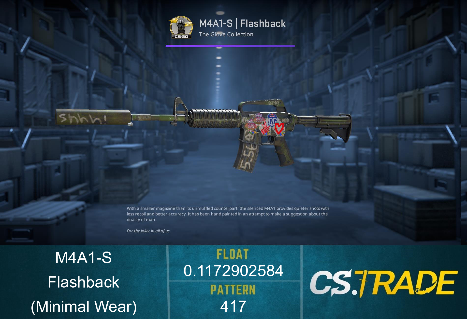 M4A1-S | Flashback (Minimal Wear) Screenshot