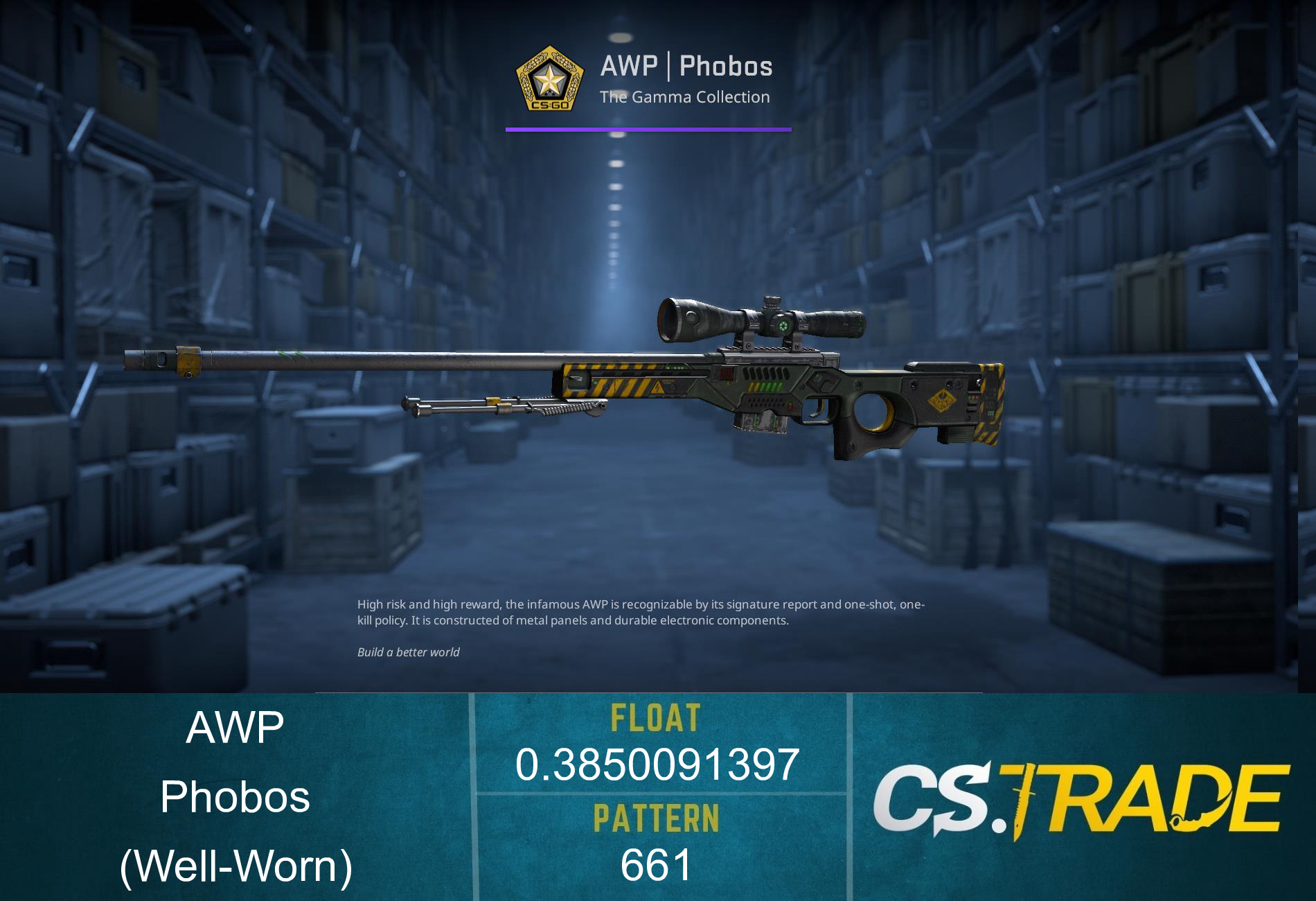 StatTrak™ AWP | Phobos (Well-Worn) Screenshot