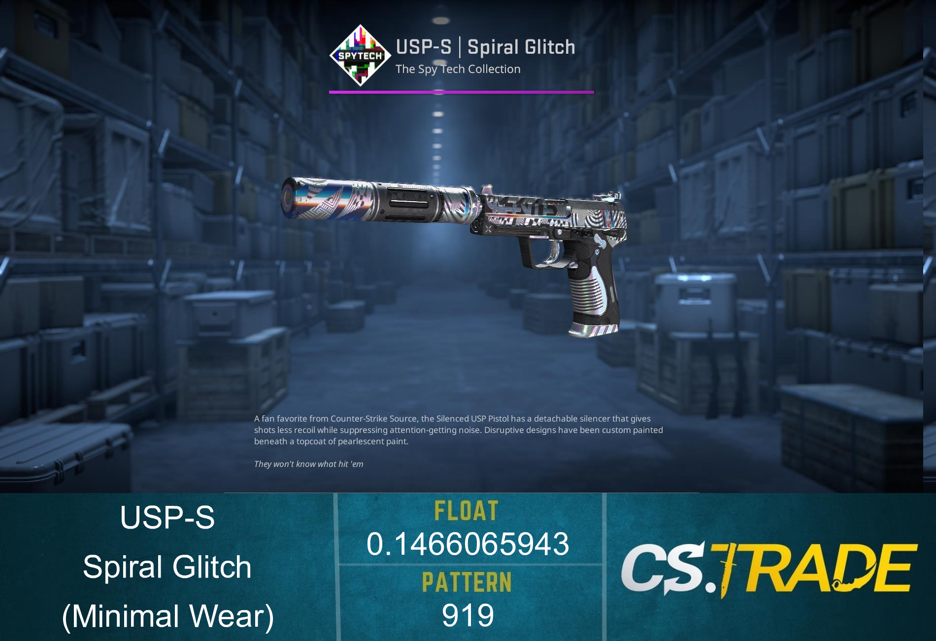 USP-S | Spiral Glitch (Factory New) Screenshot