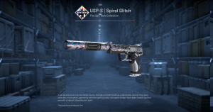 USP-S | Spiral Glitch (Minimal Wear) Screenshot