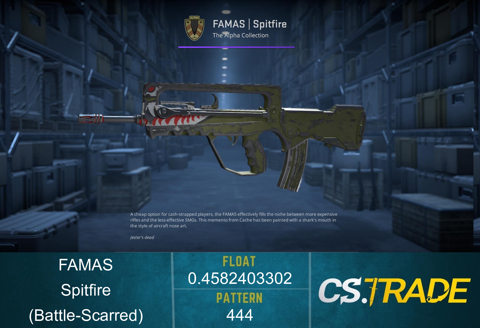 FAMAS | Spitfire (Well-Worn) Screenshot
