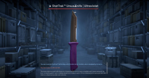 ★ StatTrak™ Ursus Knife | Ultraviolet (Field-Tested) Screenshot