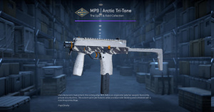 MP9 | Arctic Tri-Tone (Minimal Wear) Screenshot