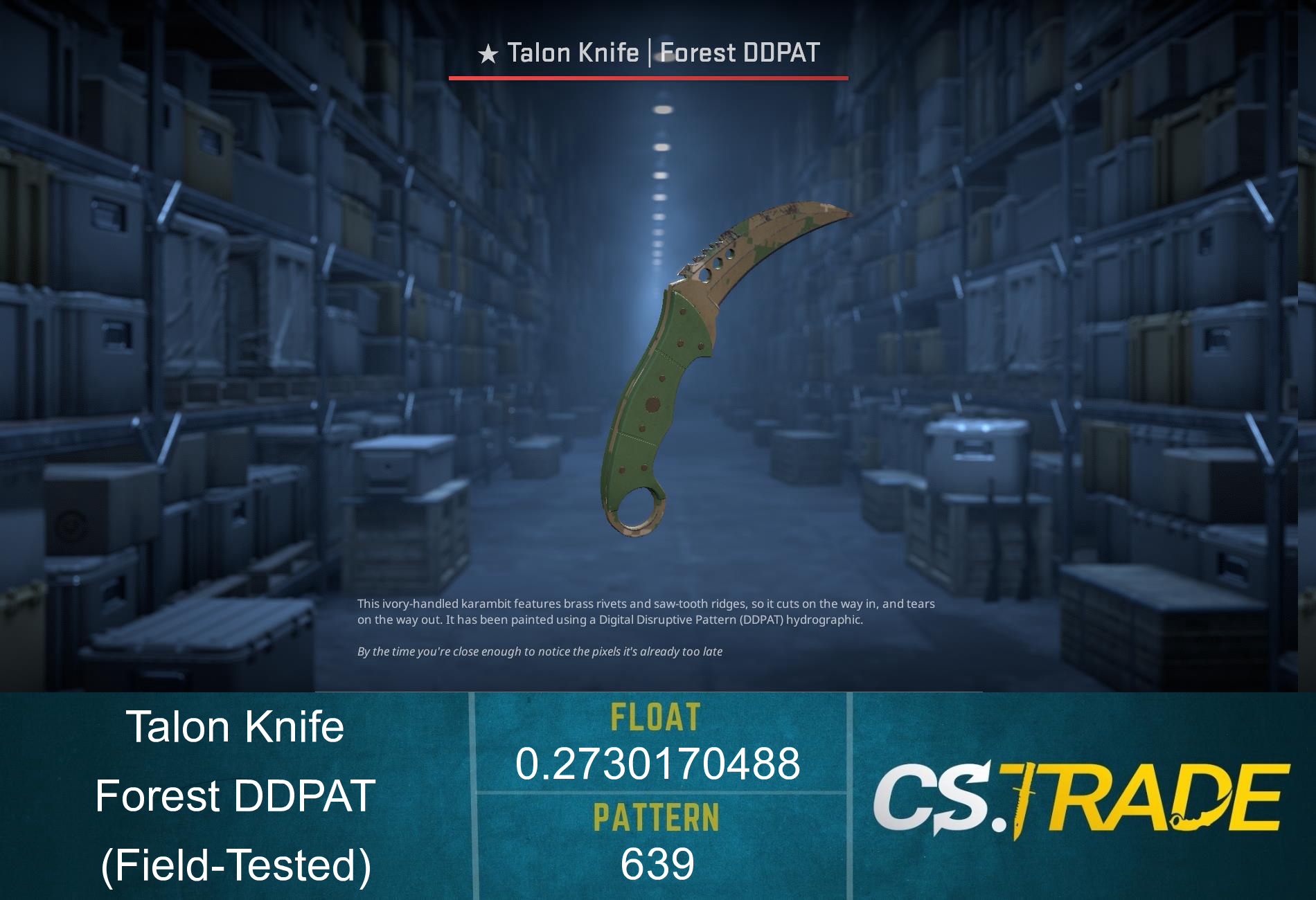 ★ Talon Knife | Forest DDPAT (Factory New) Screenshot