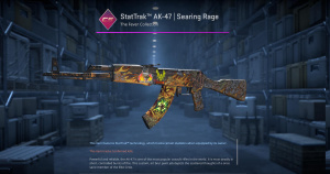 StatTrak™ AK-47 | Searing Rage (Well-Worn) Screenshot