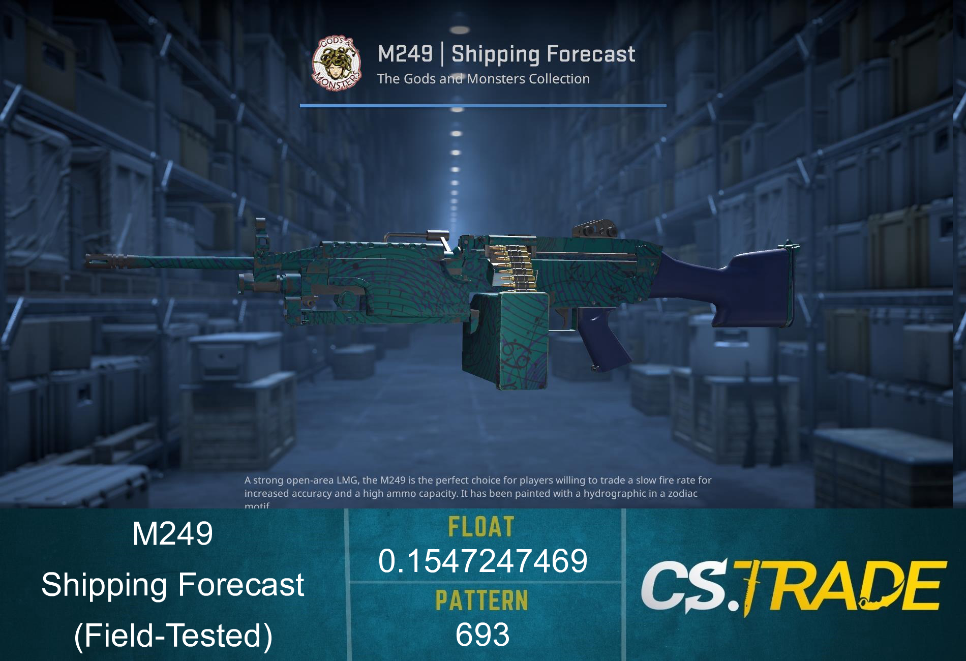 M249 | Shipping Forecast (Field-Tested) Screenshot