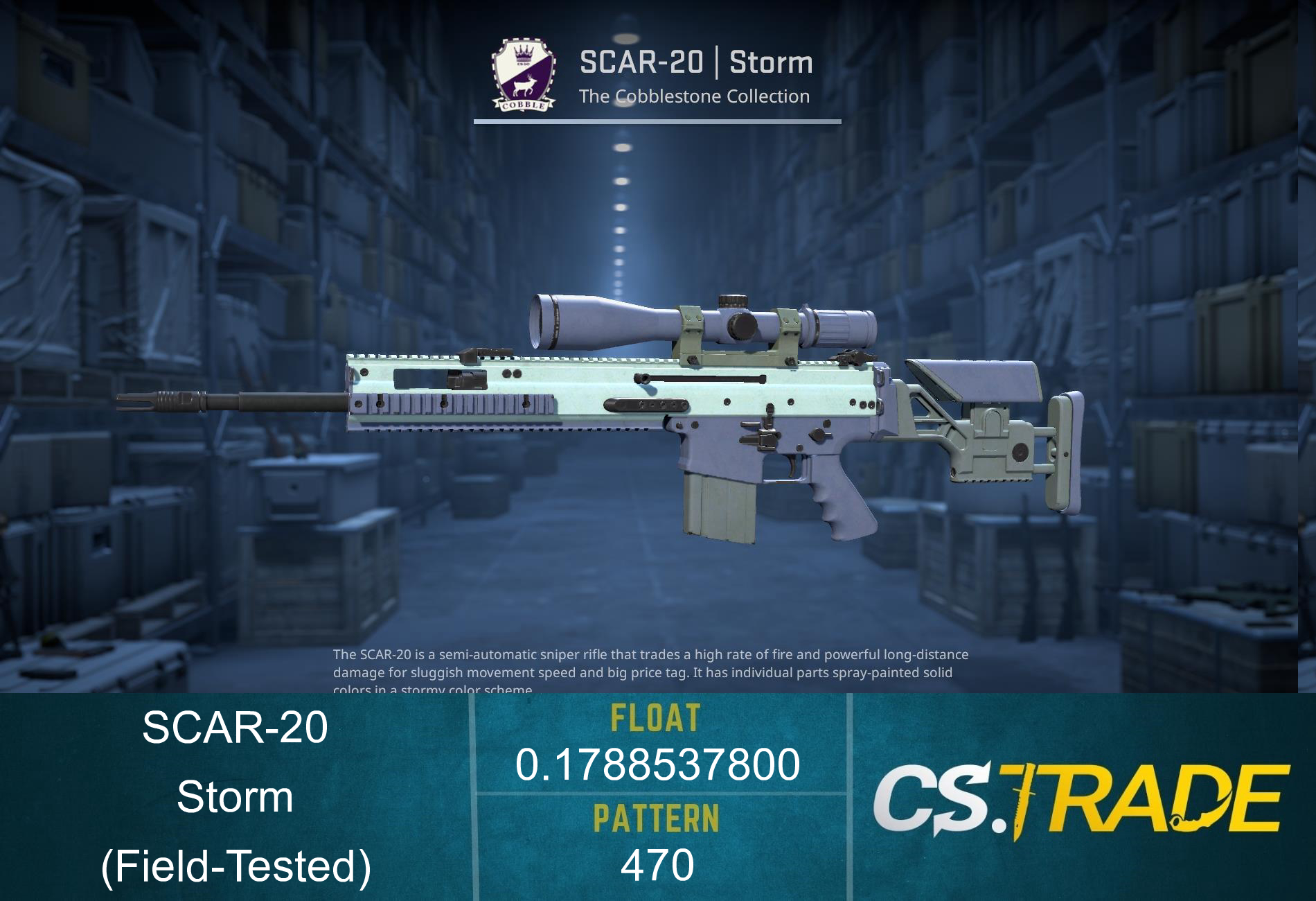 SCAR-20 | Storm (Field-Tested) Screenshot