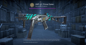 UMP-45 | Primal Saber (Minimal Wear) Screenshot