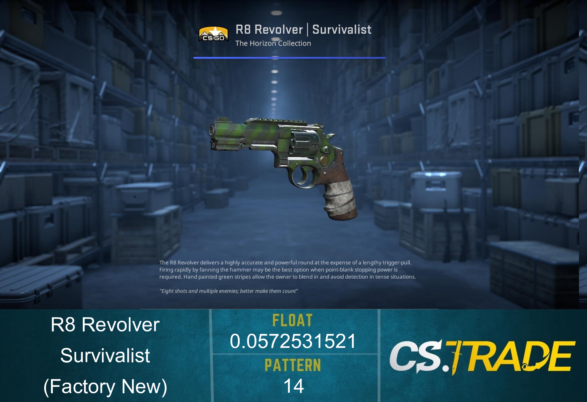 R8 Revolver | Survivalist (Factory New) Screenshot