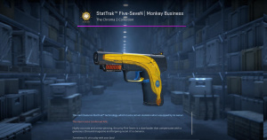 StatTrak™ Five-SeveN | Monkey Business (Well-Worn) Screenshot