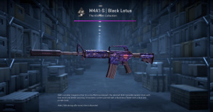M4A1-S | Black Lotus (Battle-Scarred) Screenshot