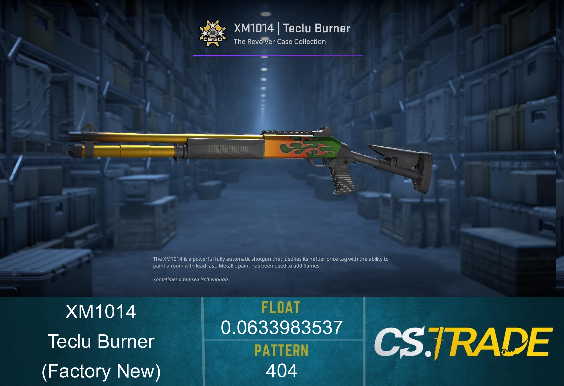 XM1014 | Teclu Burner (Factory New) Screenshot