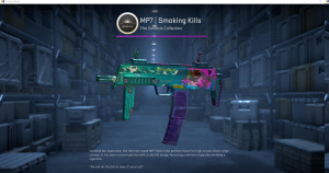 MP7 | Smoking Kills (Battle-Scarred) Screenshot