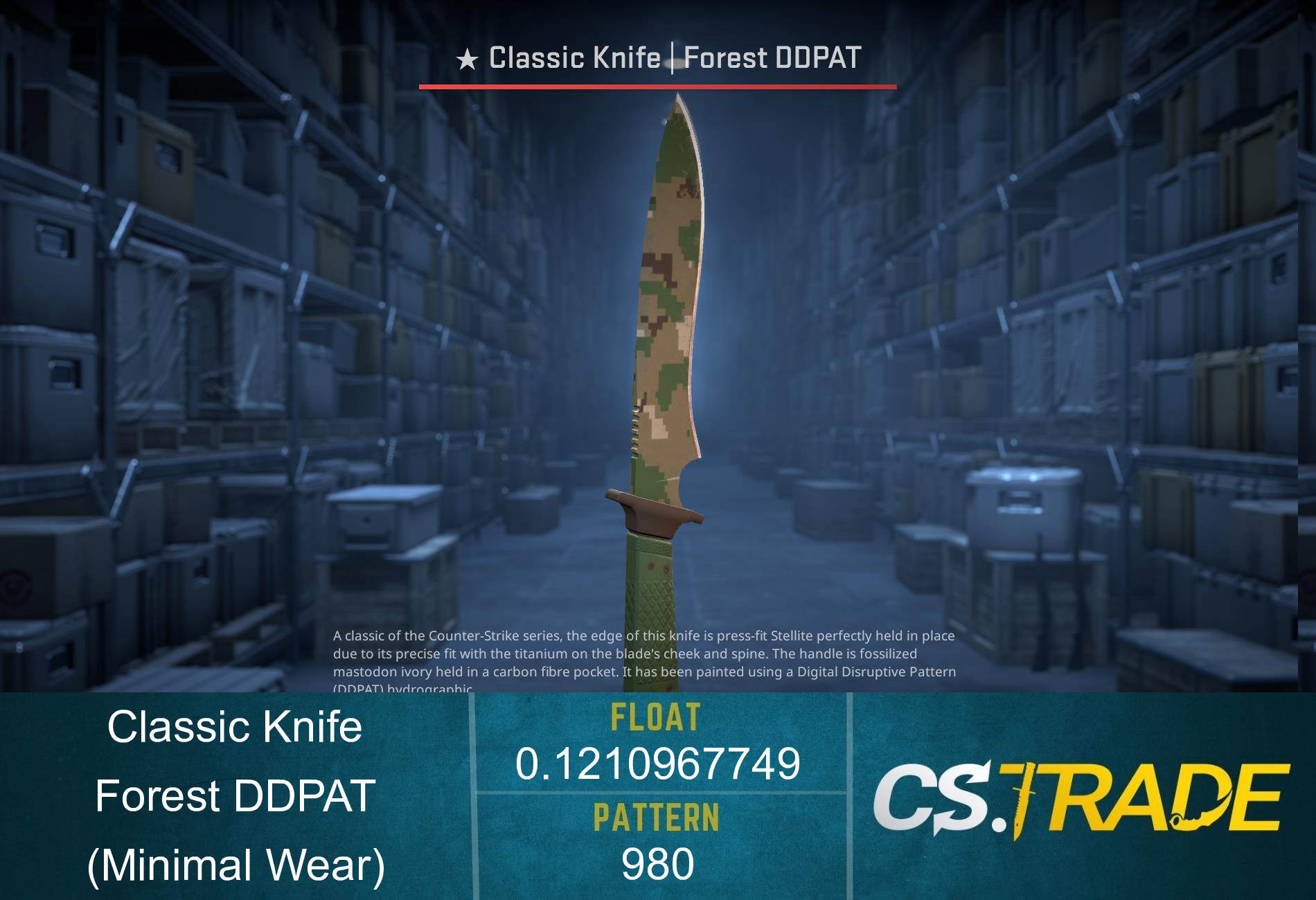 ★ Classic Knife | Forest DDPAT (Minimal Wear) Screenshot