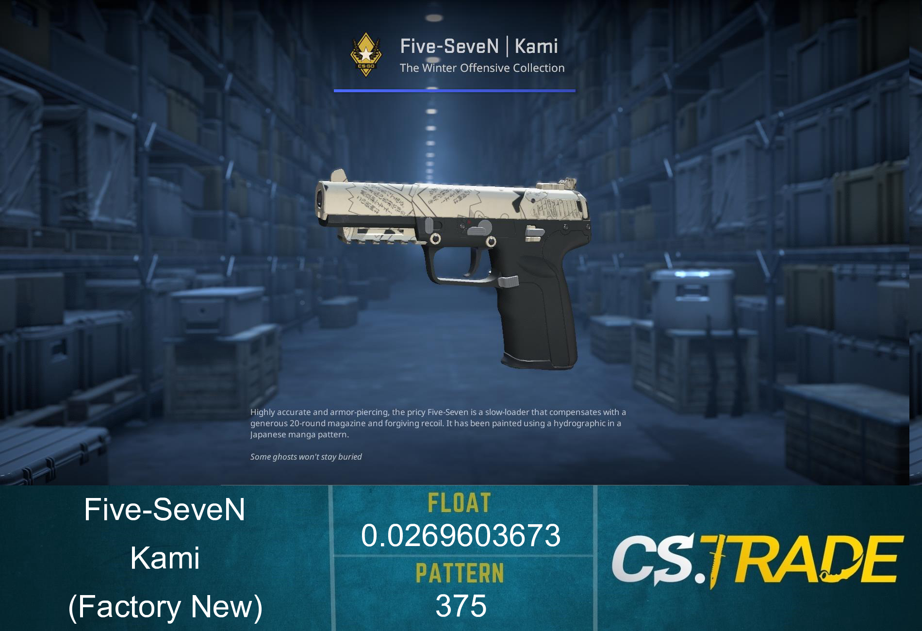 Five-SeveN | Kami (Factory New) Screenshot