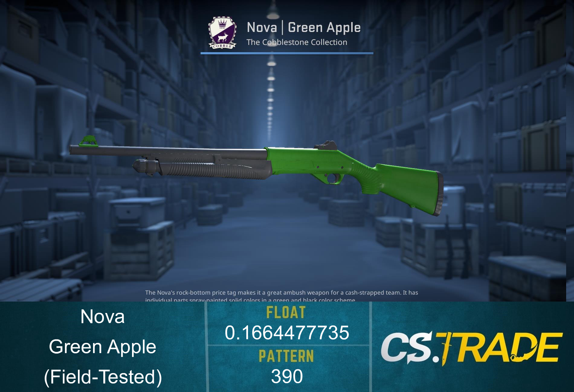 Nova | Green Apple (Field-Tested) Screenshot