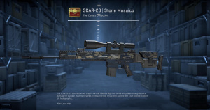 SCAR-20 | Stone Mosaico (Field-Tested) Screenshot