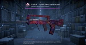 StatTrak™ FAMAS | Rapid Eye Movement (Field-Tested) Screenshot