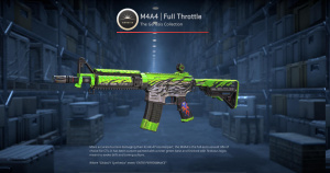 M4A4 | Full Throttle (Well-Worn) Screenshot