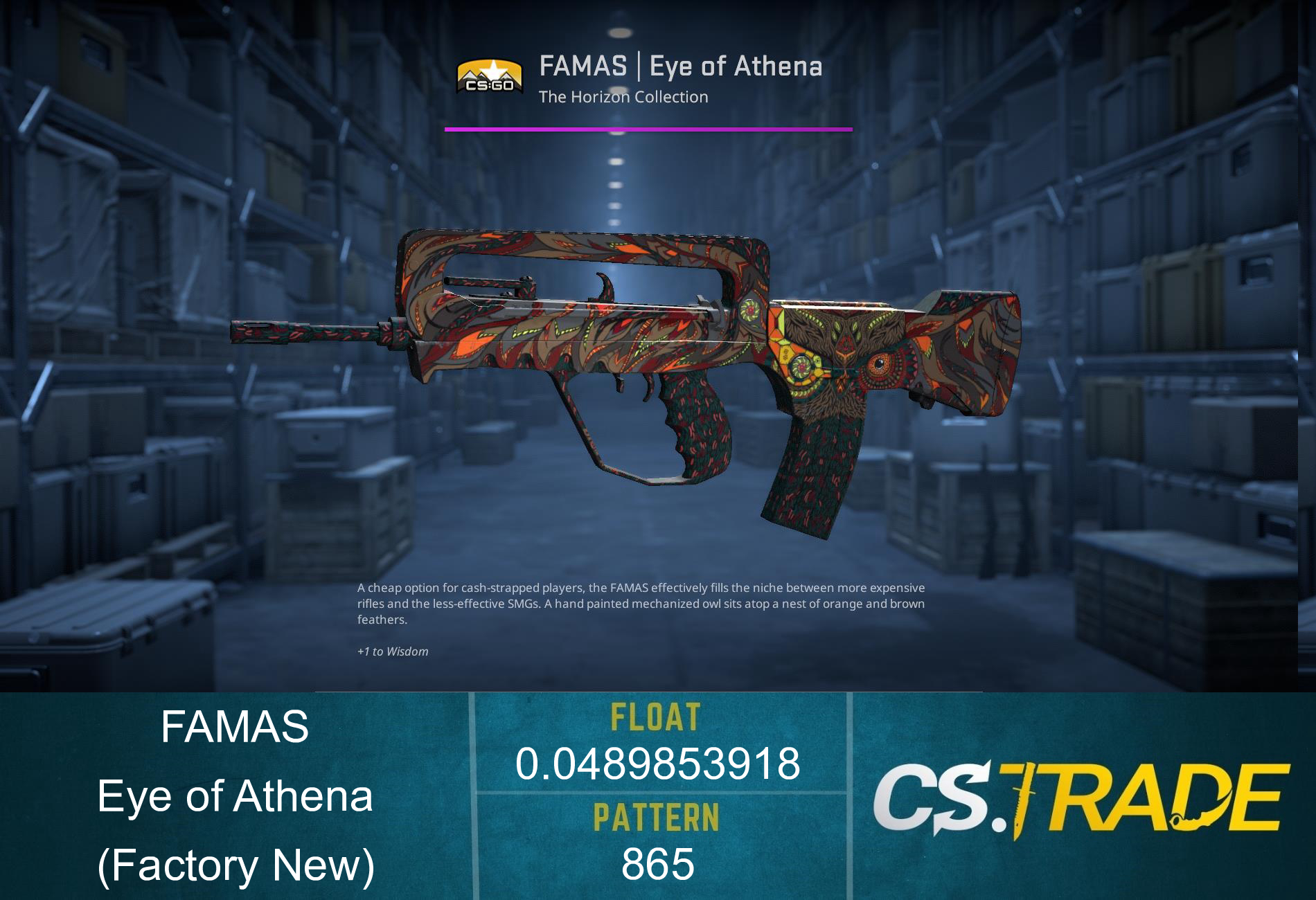 FAMAS | Eye of Athena (Factory New) Screenshot