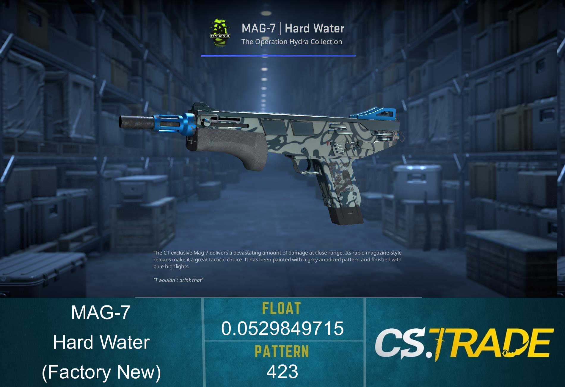 MAG-7 | Hard Water (Factory New) Screenshot