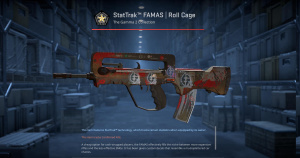 StatTrak™ FAMAS | Roll Cage (Battle-Scarred) Screenshot