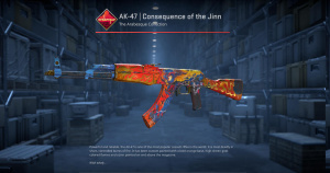 AK-47 | Consequence of the Jinn (Battle-Scarred) Screenshot