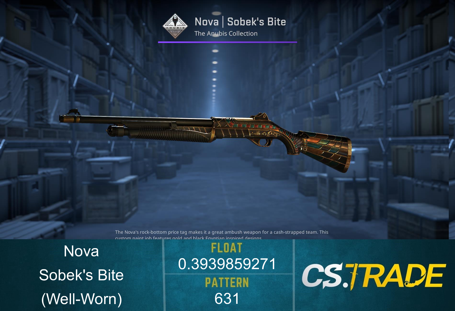 Nova | Sobek's Bite (Well-Worn) Screenshot