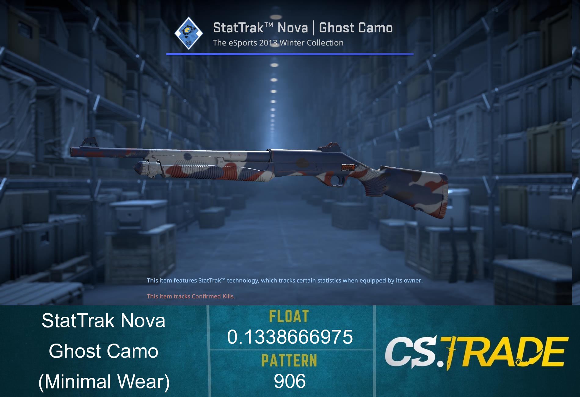 Nova | Ghost Camo (Minimal Wear) Screenshot