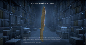 ★ Classic Knife | Safari Mesh (Field-Tested) Screenshot