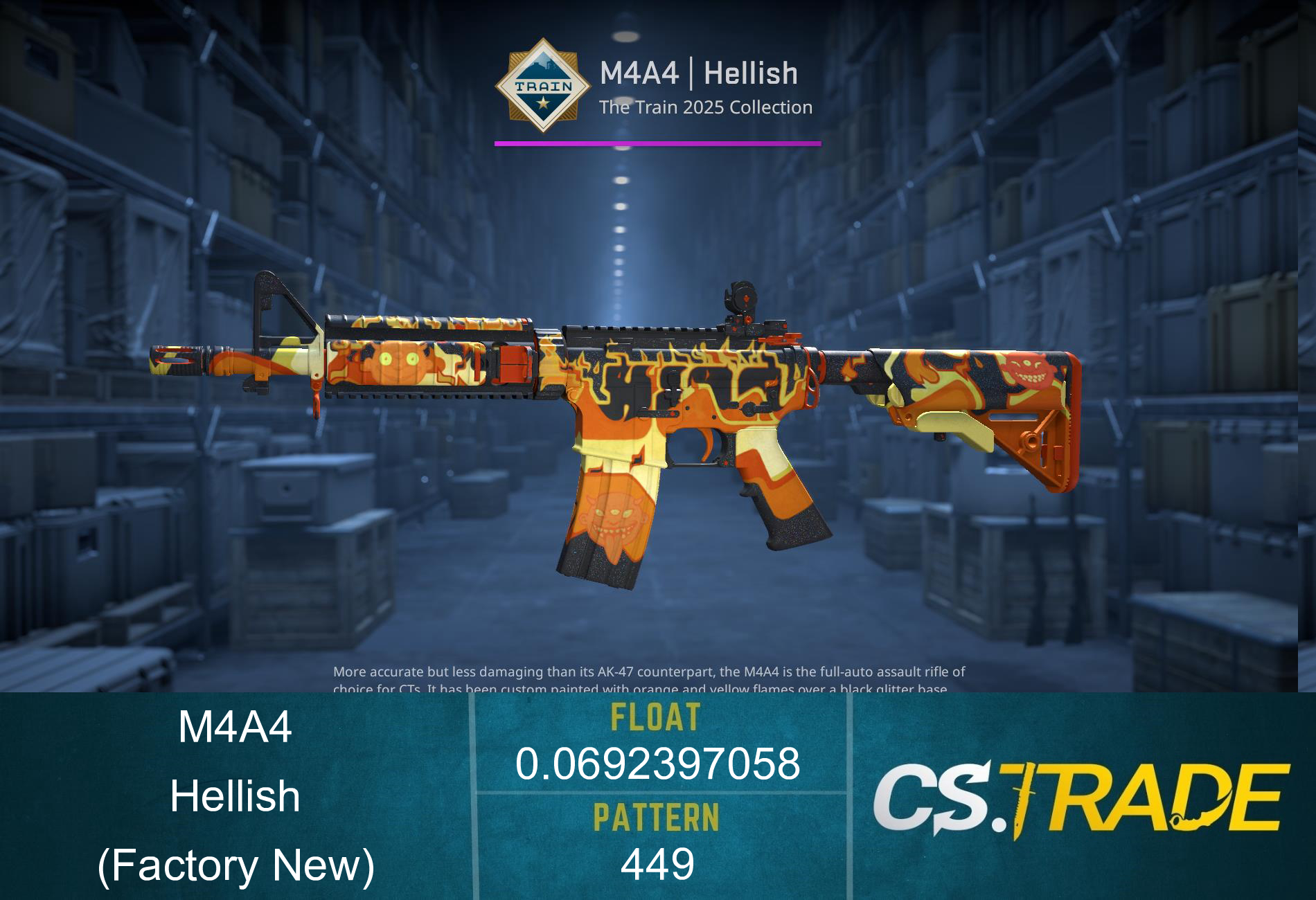 M4A4 | Hellish (Factory New) Screenshot